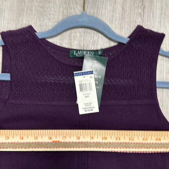 Lauren Ralph Lauren Sleeveless Knit Fit & Flare Size Small NWT - Picture 5 of 10